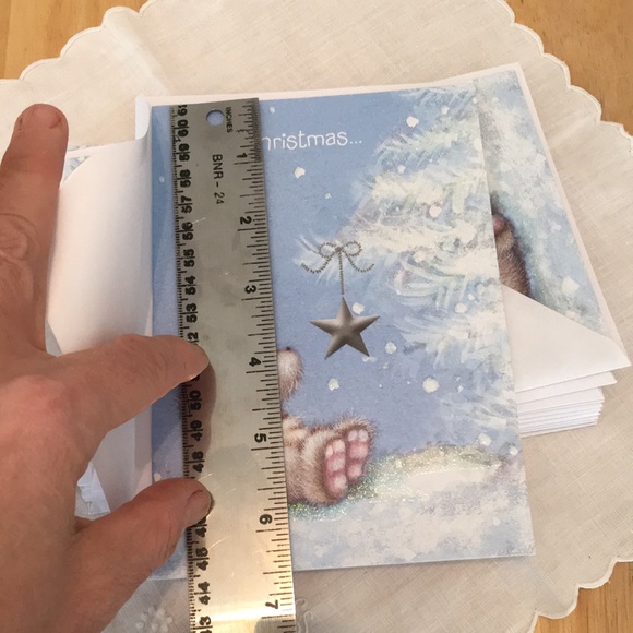 Set of 12 Christmas cards with envelopes - Picture 6 of 6